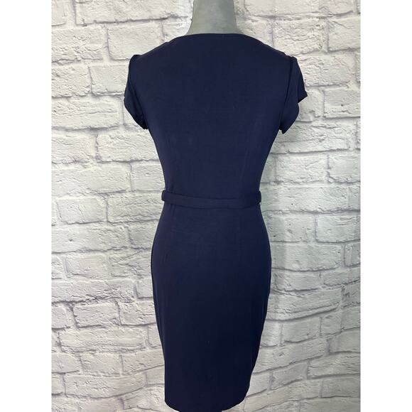 Vintage Y2K Cache Knit Belted Bodycon Mini Dress - Picture 4 of 9
